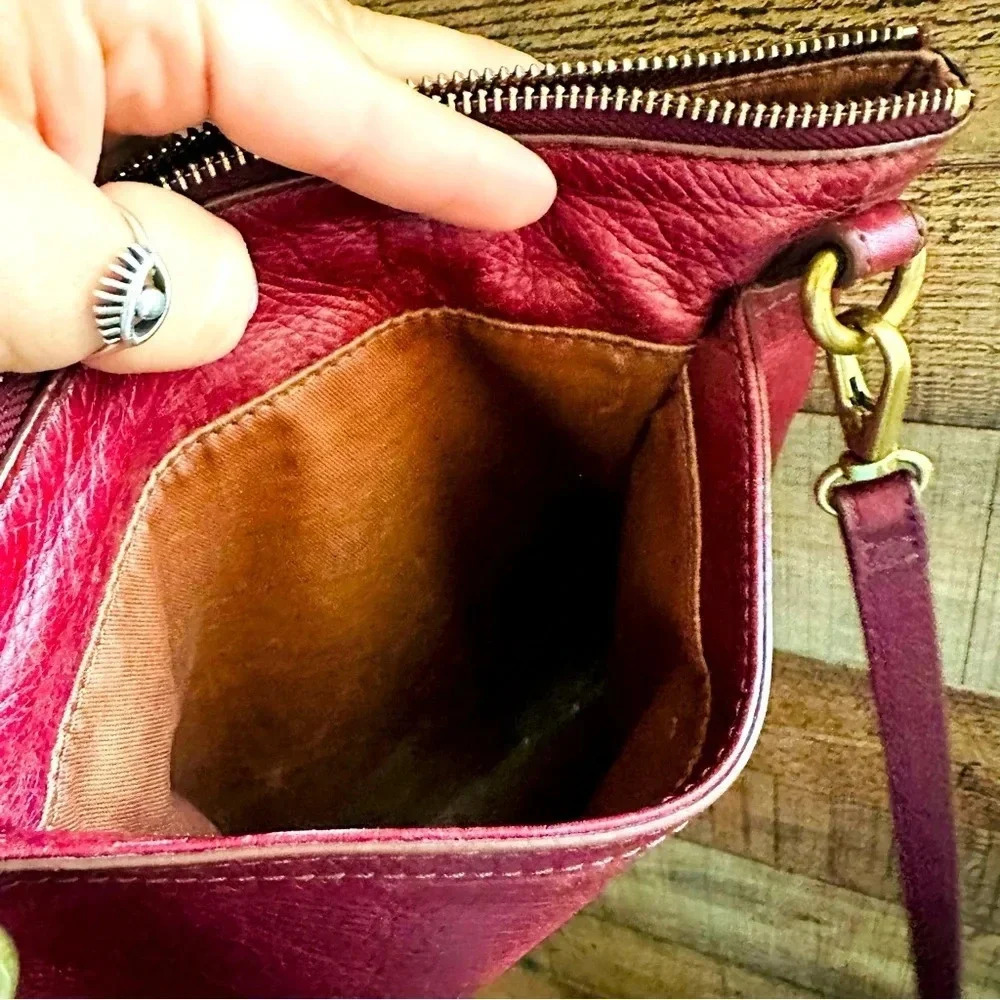 Fossil Amanda Leather Patchwork Crossbody - image 11